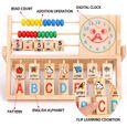 Jeux Montessori Mathématiques,Jeux pour Enfants Apprendre a Compter,Jouet Fille Garcon 4 5 6 Ans - Jeux Educatif Cadeau-3