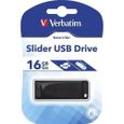 Clé USB Store'n'Go Slider 16Go Black - VERBATIM - USB2.0 - Vitesse de lecture 10Mo/s - Vitesse d'écriture 4Mo/s-3