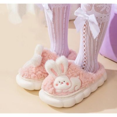 Chaussons En Peluche Pour Enfants SMILEYWORLD - Doux Et Chauds, Semelle Antidérapante - Pour Fille Et Garçon, Tailles Asiatiques