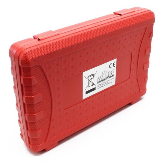 WilTec Testeur de Compression pour Voiture/Poids Lourd Moteurs à Essence 0-21 Bars 9-Pièces Kit 