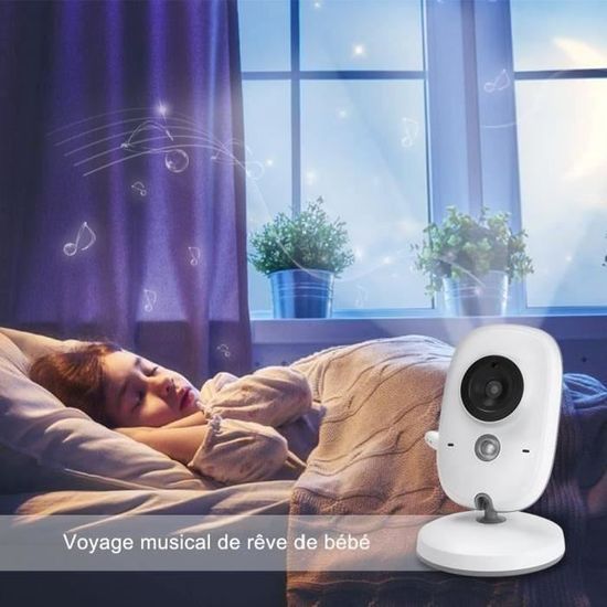 Bebe Moniteur 3 2 Lcd Couleur Babyphone Video Ecoute Bebe Video Camera Surveillance 2 4 Ghz Bidirectionnelle Video Babyviewer Cdiscount Puericulture Eveil Bebe