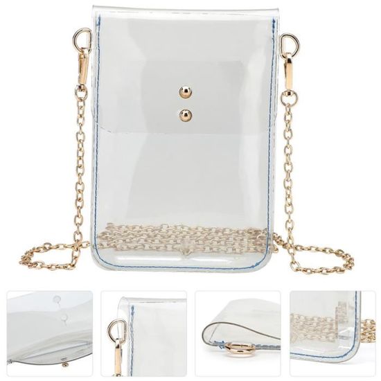 sac téléphone transparent