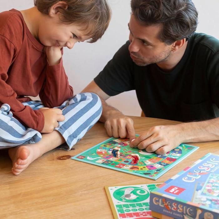 Jeux de société 4 en 1 : un ensemble de 4 jeux de société classiques ...