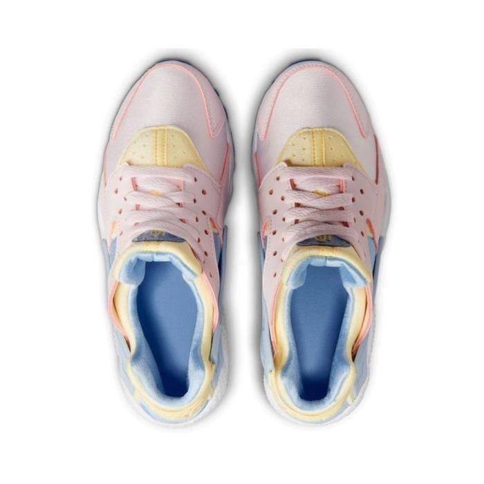 Chaussures Running NIKE Air Huarache Run JR Bleu Mixte
