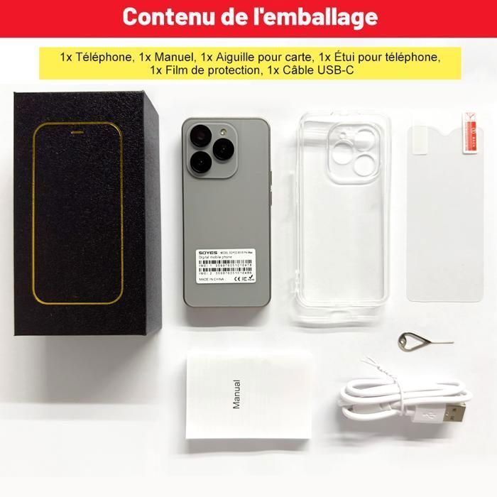Mini Smartphone - SOYES - SOYES XS18 Pro Max - 4.3 pouces - 4G - 2