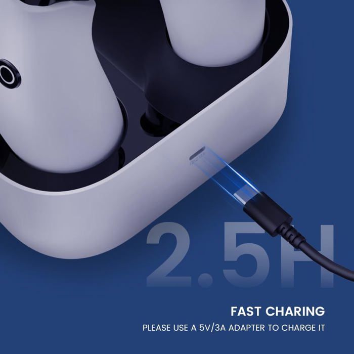 Station De Chargement 123 Design Dualsense Edge Double Usb Type 
