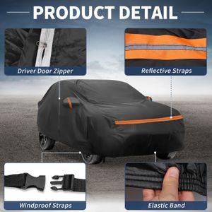 Bâche De Protection Compatible Avec Ferrari FF Poches Rétroviseurs