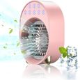 Mini climatiseur portable, climatiseur portable déplaçable sans passer l'aspirateur, avec un ventilateur silencieux dans la pièce