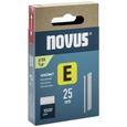 Clous E type J 25 mm 1000 pc(s) Novus 044-0091-0