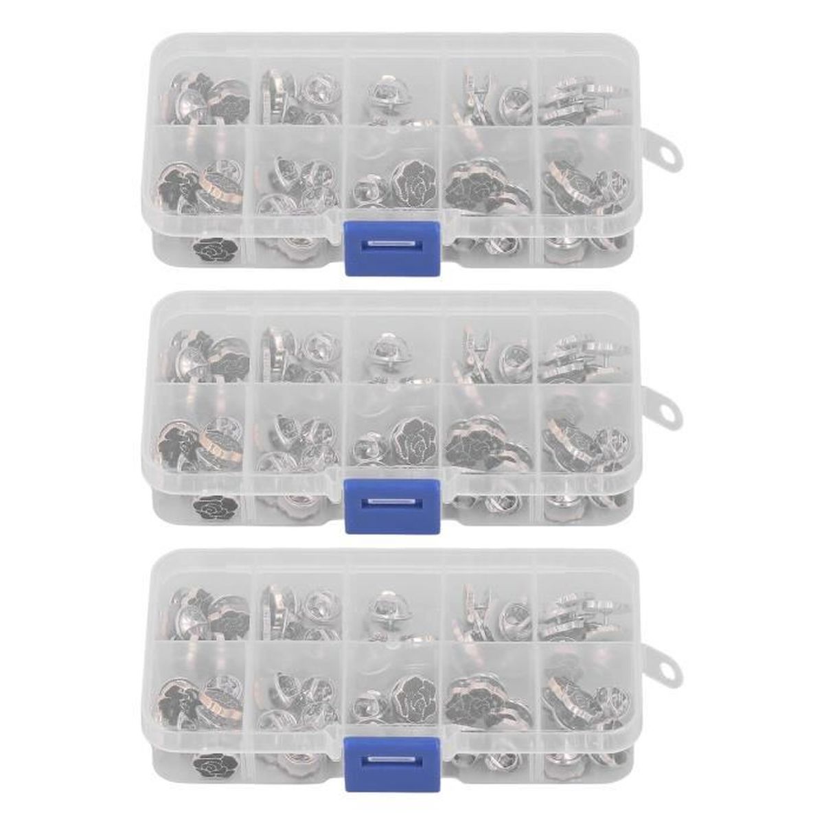 30 Pièces Boutons De Broche De Chemise Pour Femme Pin De Bouton