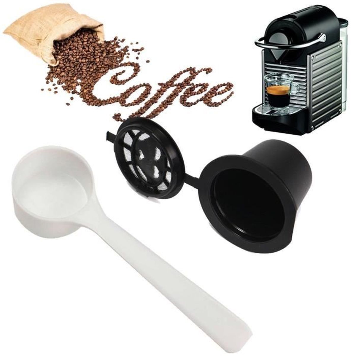 Filtre à Café Réutilisable Pour Cafetières My K-Cup 2.0 - CUQUE - PP De