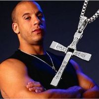 La chaîne collier pendentif croix de Fast & Furious Dominic Toretto pour homme élégant - RPO (Taille: One Size)