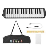 Tbest Mélodica de piano de bouche Mélodica Embouchure Instrument avec Touches 32 pour Débutant Instrument d'Éducation