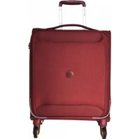 DELSEY - Valise trolley cabine souple - Rouge - taille S - V : 35.38 L - 55 x 40 x 20 cm