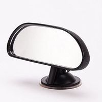 Rétroviseur Voiture Vue Arrière Miroir Grand Angle Incassable Réglable Rotation 360°De Sécurité Miroir avec Aspiration Jusqu'à