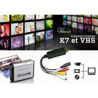 Convertisseur VHS DVD Movttek® Enregistreur audio-vidéo vers USB 2.0 (RCA + SVHS) VHS DVD - Convertisseur Audio Vidéo USB 2.0