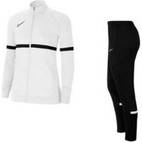 Jogging Nike Swoosh Blanc et Noir Femme - Manches longues - Multisport - Dri-Fit