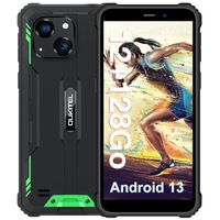 OUKITEL WP18 Pro Robuste Smartphone 12500mAh 5.93" écran 4Go + 64Go IP68 Etanche Téléphone Android 12 Double SIM 4G GPS - Vert