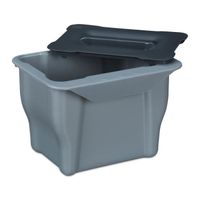 Poubelle pour compost 5 L gris - 10037896-0