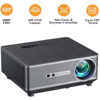 Vidéoprojecteur 5G WiFi Bluetooh - YABER K1 650 ANSI Lumens 4K Supporté - Full HD 1080P Projecteur Auto-Focus Home Cinéma
