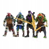 Lot De 2 Grandes Figurines Tortues Ninja - 28 Cm Et 25 Cm - Playmates - Occasion
