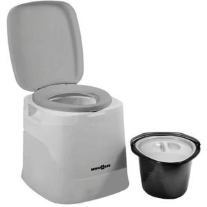 GOPLUS 20L WC Portable de Camping, Toilette Chimique Portable pour  Caravanes Hôpital Voyage, 41x35x41 CM, Gris - Cdiscount Bricolage