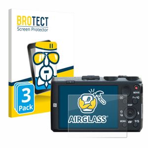 Protection écran Verre Trempé BROTECT AirGlass Pour Sony Cyber-Shot DSC-HX90 – Lot De 3 – 9H, Anti-rayures