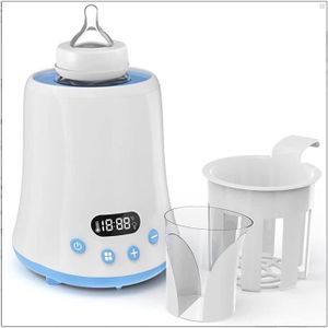 stérilisateur de biberons 6-en-1Réchauffeur rapide pour aliments pour bébés et dégivrage Réchauffeur sans BPA avec écran LCD Contrôle précis de la température pour le lai Chauffe-biberon 