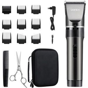 hatteker tondeuse cheveux tondeuse barbe professionnelle electrique avec ecran lcd sans fils usb rechargeable imperméable