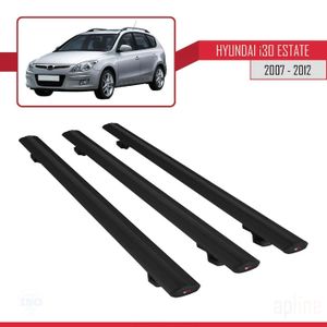 Barres De Toit Hyundai I30 Break 2018+ – Aluminium 120 Cm – Charge Max 90 Kg – Antivol
