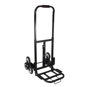 Charge Maximale 127kg//280Lbs Diable /à 4 roues pivotant pour bagages//personnel//voyage//d/ém/énagement//bureau Chariot de Transport Pliant Main R/églable wilbest/® Diable Pliant Chariot /à Main