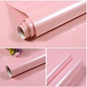 Papier Adhesif pour Meuble Rose 40cmX5m Sticker Rouleau Adhesif Decoratif Papier Peint Cuisine Autocollant Vinyl Venilia Revetement Film Covering PVC Imperm/éable Salle de Bain