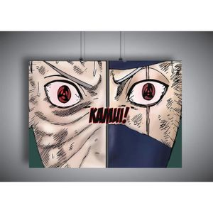 AFFICHE - POSTER Poster Naruto sharingan Anime Manga Wall Art 02 - 