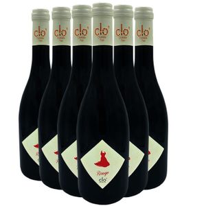 VIN ROUGE Clo' Chinon Robe Rouge 2021 - Lot de 6x75cl - Vin 