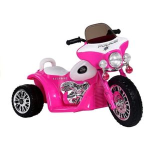 MOTO - SCOOTER Moto électrique pour enfant - Police JT568 - Rose 
