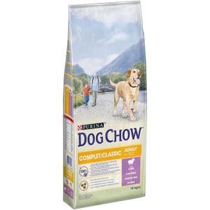 CROQUETTES DOG CHOW Croquettes complet et classic avec de l'agneau - Pour chien - 14 kg