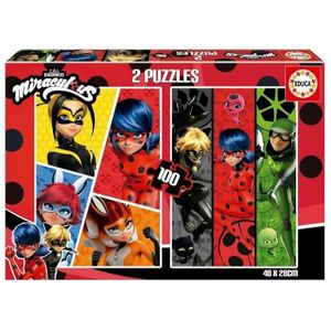 PUZZLE Pack puzzles Miraculous Ladybug et ses amis Super 