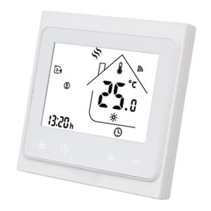 THERMOSTAT D'AMBIANCE Fdit thermostat domestique Contrôleur de température de commande vocale d'application mobile programmable intelligente de maison
