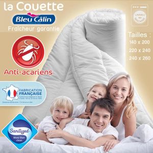 COUETTE Couette Anti-Acariens BLEU CÂLIN® 400 g/m² 240x260 cm