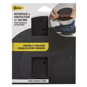 PONCEUSE - POLISSEUSE Gerlon - Interfaçe de protection pour ponceuse diamètre 150 mm pour ponceuse excentrique