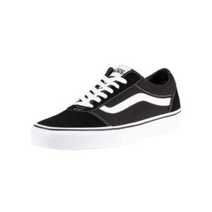 BASKET Baskets VANS en Daim Noir/Blanc Mixte - Cuir - Lac