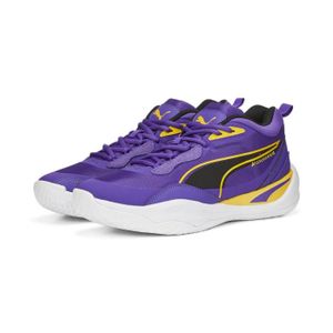 CHAUSSURES BASKET-BALL Chaussures de basketball indoor Puma Playmaker Pro - prism violet/spectra yellow - 44