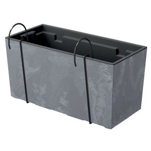 Prosperplast Boîte à fleurs à suspendre 38cm Jardinière Balcon Prosperplast Boardee Fencycase 
