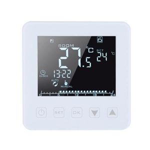 THERMOSTAT D'AMBIANCE Dream-Fafeicy thermostat LCD Contrôleur de température ambiante de thermostat de chauffage électrique d'écran d'affichage à cristau