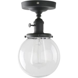 PLAFONNIER Edison E27 Plafonnier Globe Boule Verre Abat-Jour Lampe Rétro Industrial Éclairage De Plafond[W3773]