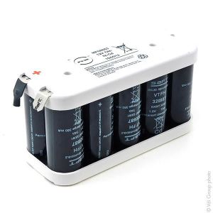 BATTERIE VÉHICULE Batterie NiCd 10x F VT 10S1P ST2 12V 7Ah Cosse-VDI