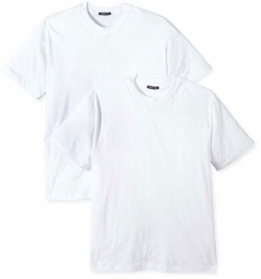 Maillot de corps Schiesser - 008150 - Pack de 2 T-shirts Americains pour Hommes, Col Rond