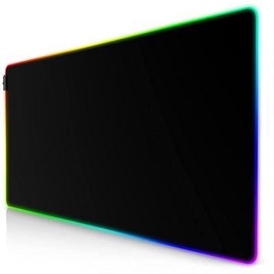 TITANWOLF - RGB Tapis de Souris Gaming XXL - LED Lumineuse Tapis de Souris  Multicolore 11 Modes - 800