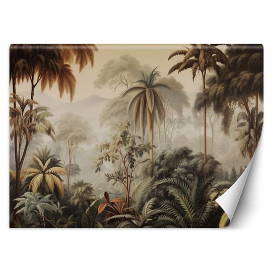 Ensemble De Tableaux Sur Toile – Forêt Tropicale Brumeuse – Décoration Murale Nature – Tigeridge