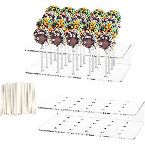 Sachet Sucette Kit 300 Pièces Pour Cake Pops : Bâtonnets, Sachets Et Attaches - DIY Pâtisserie Sachet Sucette Kit 300 Pièces Pour Cake Pops : Bâtonnets, Sachets Et Attaches - DIY Pâtisserie